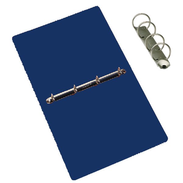 CART. GARDA - CG0392PBXXXAC01 - Raccoglitore Presspan - 4 anelli 25 mm - dorso 3 cm - 25x33 cm - blu - Cartotecnica del Garda