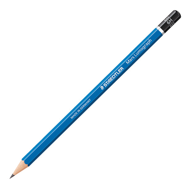 STAEDTLER - 100-6H - Matita di grafite Mars Lumograph 100 - gradazione 6H - Staedtler