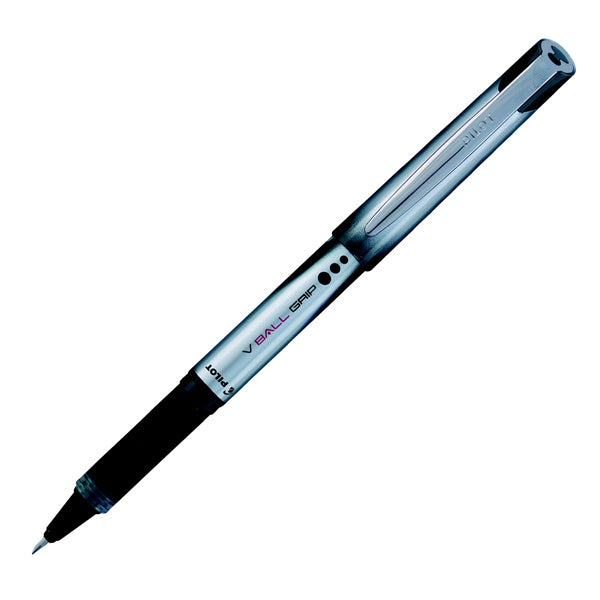 PILOT - 011270 - Roller V Ball Grip - punta 0,7mm - nero - Pilot