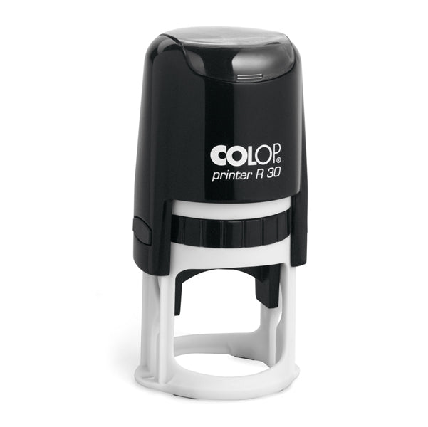 COLOP - PRINTER.R30 - Timbro Printer R30 - diametro 30 mm - personalizzabile - 5 righe - autoinchiostrante - Colop
