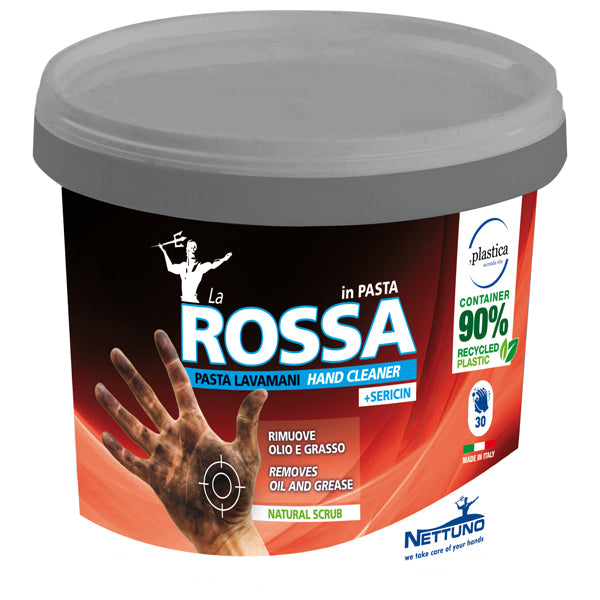 NETTUNO - 00671 - Pasta lavamani La Rossa - al sandalo-pachouli - Nettuno - barattolo 750 ml