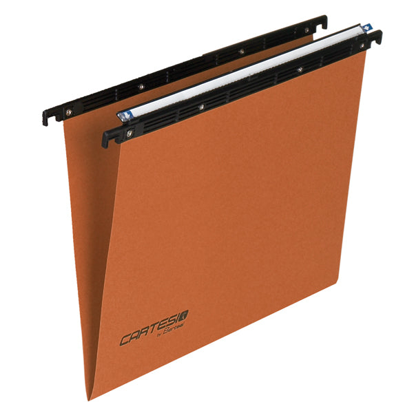 BERTESI - 100-380-B2 - Cartella sospesa Cartesio - cassetto - interasse 38 cm - fondo V - 36x25 cm - arancio - Bertesi