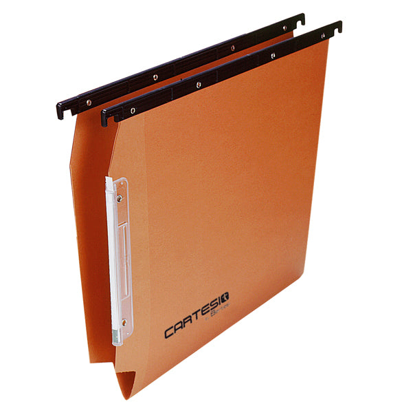 BERTESI - 114 F BETA-B2 - Cartella sospesa Cartesio - armadio - interasse 33 cm - fondo V - 32,6x28 cm - arancio - Bertesi