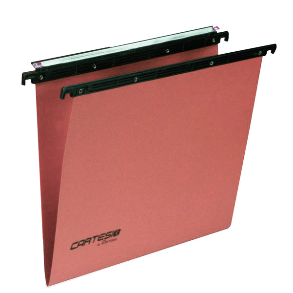 BERTESI - 300-395 LINK A2 - Cartella sospesa Cartesio Plus - cassetto - interasse 39 cm - fondo V - 37x25 cm - arancio - Bertesi