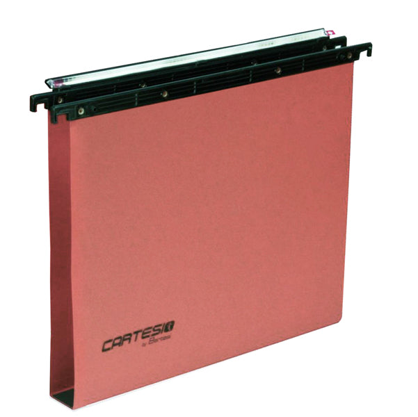BERTESI - 300-395 LINK 3-A2 - Cartella sospesa Cartesio Plus - cassetto - interasse 39 cm - fondo U 30 mm - 37x25 cm - arancio - Bertesi