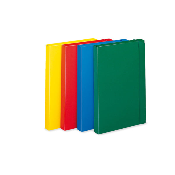 FELLOWES - U140-GI - Cartella progetto con elastico - 24x35 cm - dorso 3 cm - giallo - Fellowes