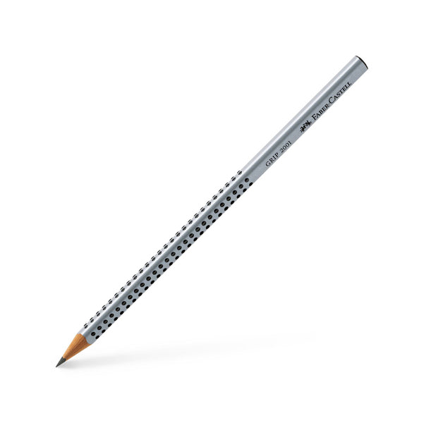FABER-CASTELL - 117012 - Matita di grafite Grip 2001 - gradazione 2H - triangolare antiscivolo - Faber Castell