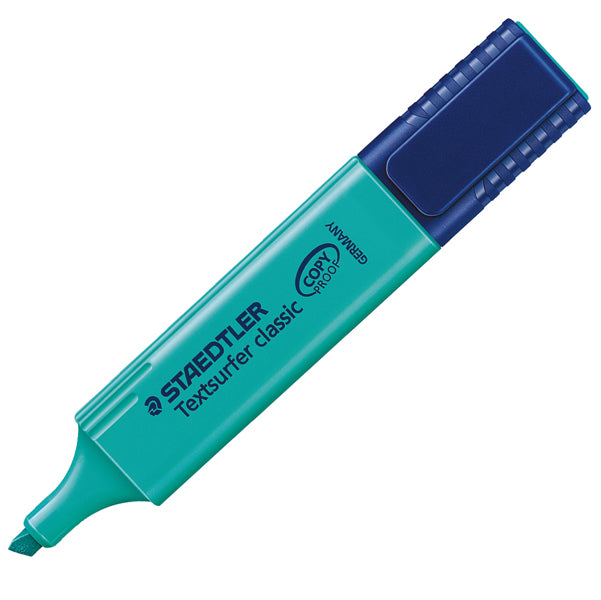 STAEDTLER - 364-35 - Evidenziatore Textsurfer Classic - punta a scalpello - tratto 1,0mm-5,0mm - turchese - Staedtler