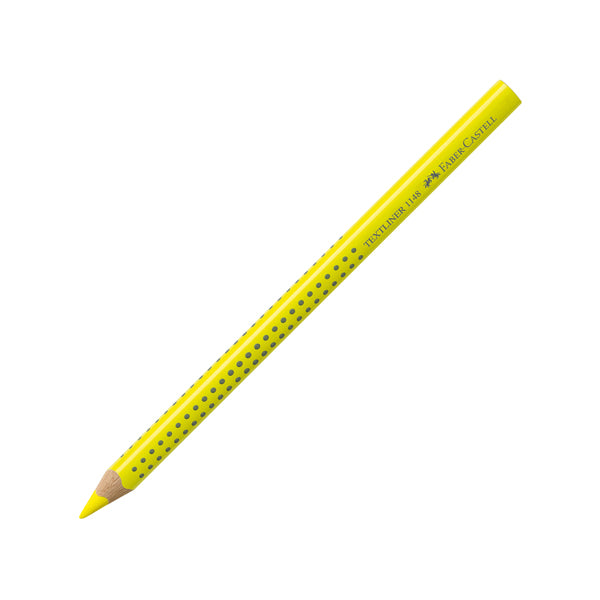 FABER-CASTELL - 114807 - Matita evidenziatore Textliner Dry 1148 Grip Jumbo - diametro mina 5,4mm - giallo - Faber Castell