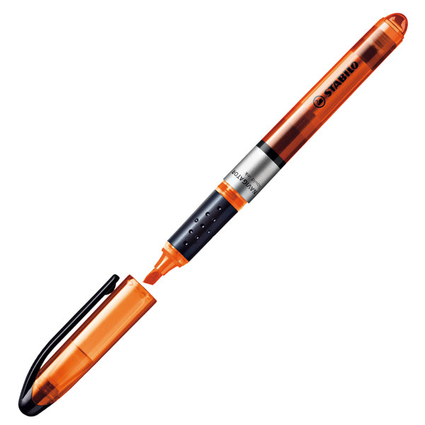 STABILO - 545-54 - Evidenziatore Stabilo Navigator - punta a scalpello - tratto da 1,0-4,0mm - arancio - Stabilo