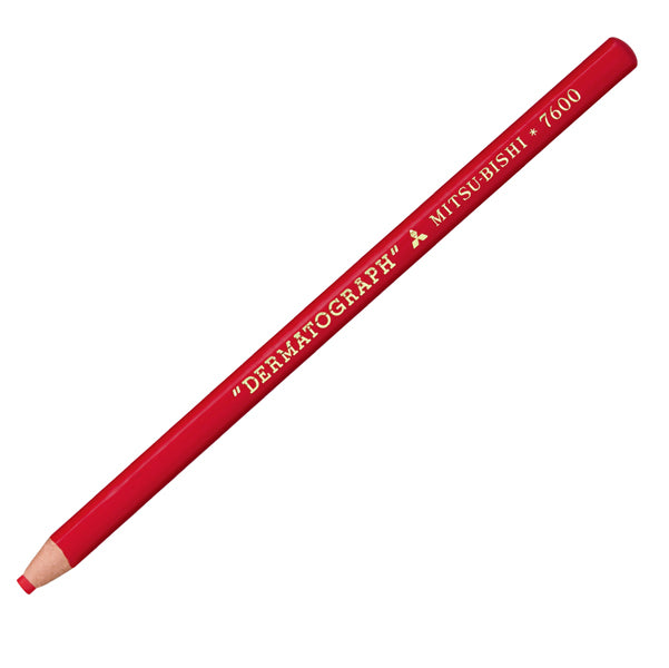 UNI MITSUBISHI - M 7600 R - Matita dermotografica 7600 - rosso - Uni Mitsubishi