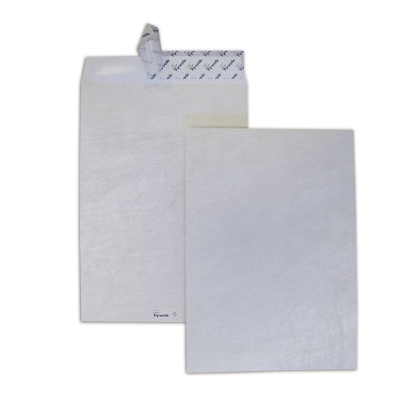 BLASETTI - 755 - Busta a sacco Postyvek - strip adesivo - 30,5 x 40,6 cm - 55 gr - tyvek - bianco - Blasetti - conf. 100 pezzi