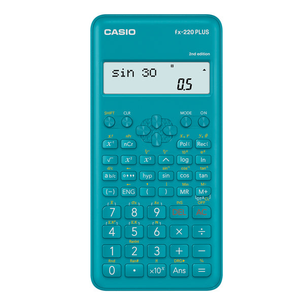 CASIO - FX-220PLUS-2-W-ET - Calcolatrice scientifica FX- 220PLUS - azzurro - Casio