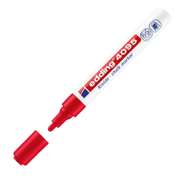EDDING - E-4095 002 - Marcatore Edding 4095 - punta tonda da 2,00-3,00mm - rosso - Edding