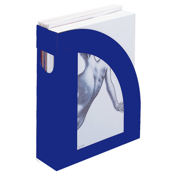 FELLOWES - E803-BN - Portariviste E803 - 24,5 x 30 cm - dorso 7,5 cm - blu - Fellowes