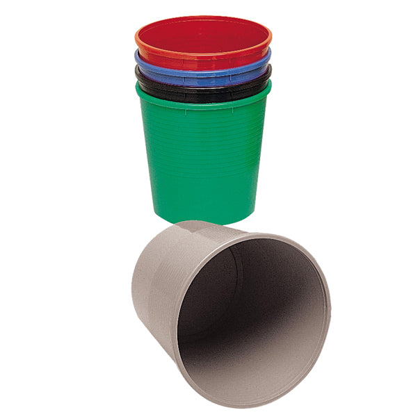 PRESBITERO - X851106 - Cestino gettacarte - altezza 32,5 cm - diametro 29,5 cm - 15 L - rosso - Presbitero