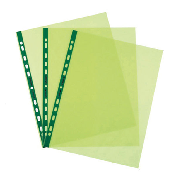 FAVORIT - 100206800 - Buste forate Favorit Art - Superior - liscio - 22x30 cm - verde - Favorit - conf. 25 pezzi