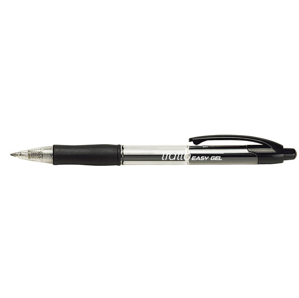 TRATTO - 827703 - Penna a sfera a scatto Easy gel - punta 0,5mm - nero - Tratto