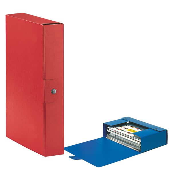 ESSELTE - 390326160 - Scatola progetto Eurobox - dorso 6 cm - 25x35 cm - rosso - Esselte