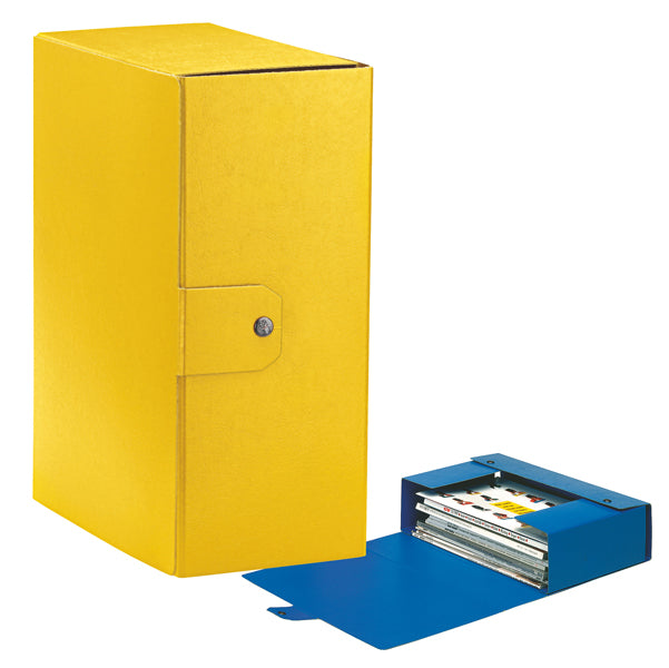 ESSELTE - 390335090 - Scatola progetto Eurobox - dorso 15 cm - 25x35 cm - giallo - Esselte