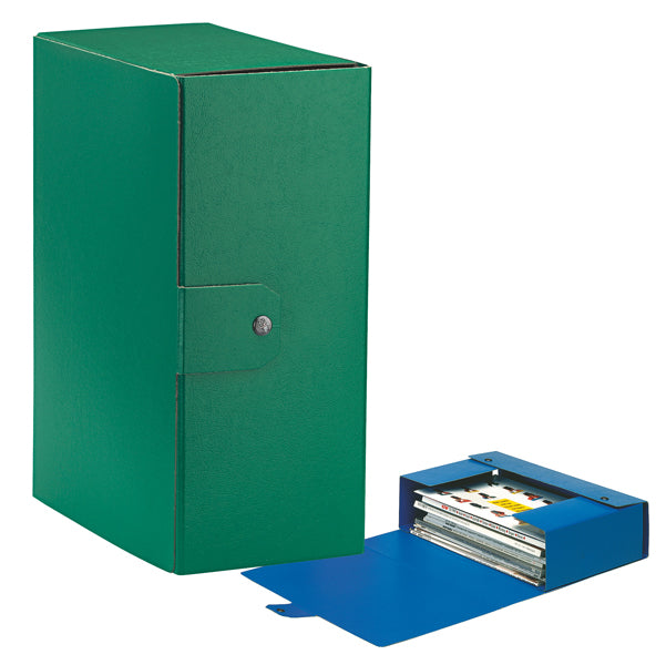ESSELTE - 390335180 - Scatola progetto Eurobox - dorso 15 cm - 25x35 cm - verde - Esselte