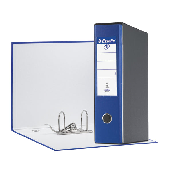 ESSELTE - 390755050 - Registratore Eurofile G55 - dorso 8 cm - protocollo 23x33 cm - blu - Esselte