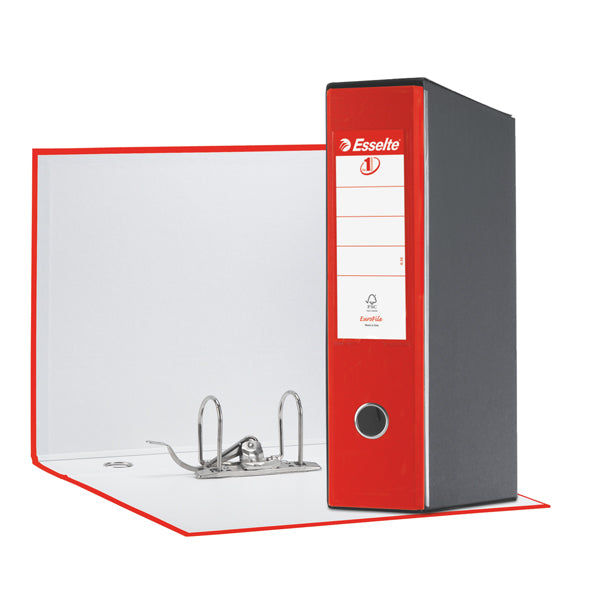 ESSELTE - 390755160 - Registratore Eurofile G55 - dorso 8 cm - protocollo 23x33 cm - rosso - Esselte