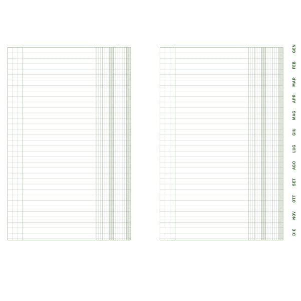 EDIPRO - E4029 - Scadenziario spiralato Gennaio-Dicembre - 21 x 29,7cm - 36 fogli - Edipro