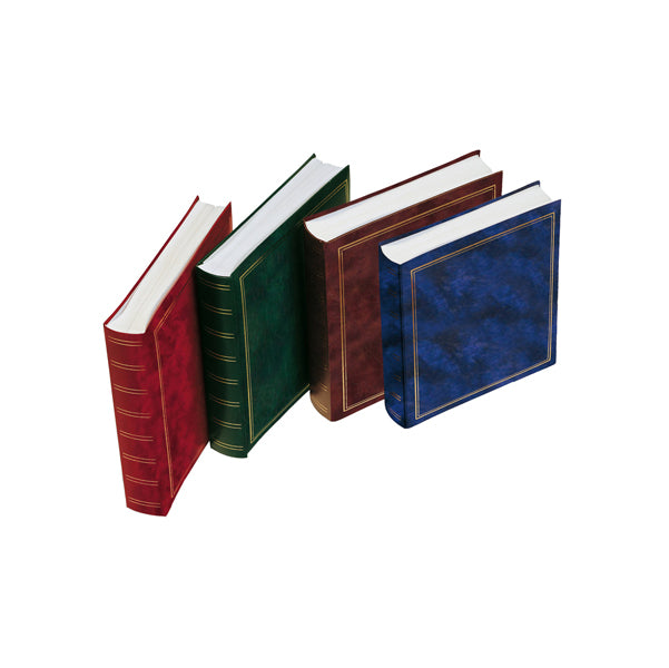 LEBEZ - 0378-BL - Album portafoto in vinile - blu - 30 x 33cm - 50fg - fogli in cartoncino con velina - Lebez