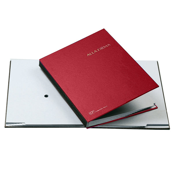 FRASCHINI - 614A-ROSSO - Libro firma - 14 intercalari - 24x34 cm - rosso - Fraschini