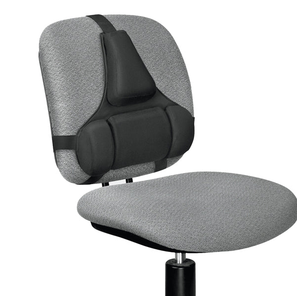 FELLOWES - 8041801 - Supporto lombare ergonomico - 38x37x5 cm - nero - Fellowes