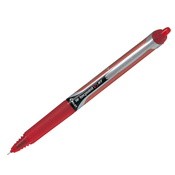 PILOT - 006782 - Roller a scatto Hi Tecpoint V5 RT - punta 0,5mm - rosso - Pilot