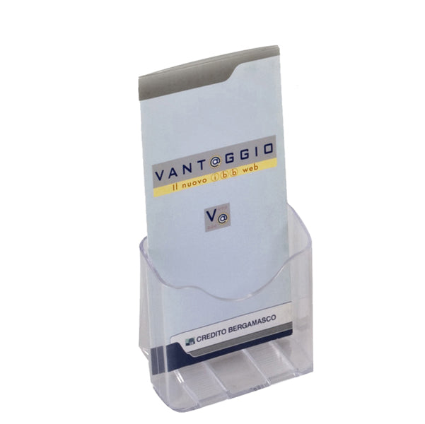 TECNOSTYL - LH004 - Portadepliant da banco - 1 tasca 1-3 A4 - 12 x 20 x 9 cm - Tecnostyl