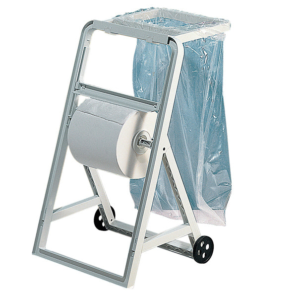 MAR PLAST - A57801 - Portasacco per dispenser a cavalletto - ABS - 4,2x35,6x40 cm - bianco - Mar Plast