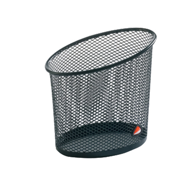 ALBA - MESHCUP-N - Portapenne Mesh - rete metallica - 10,5x7,3x10,3 cm - nero - Alba