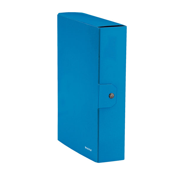 LEITZ - 39670036 - Scatola progetto WOW - dorso 8 cm - blu metallizzato - Leitz
