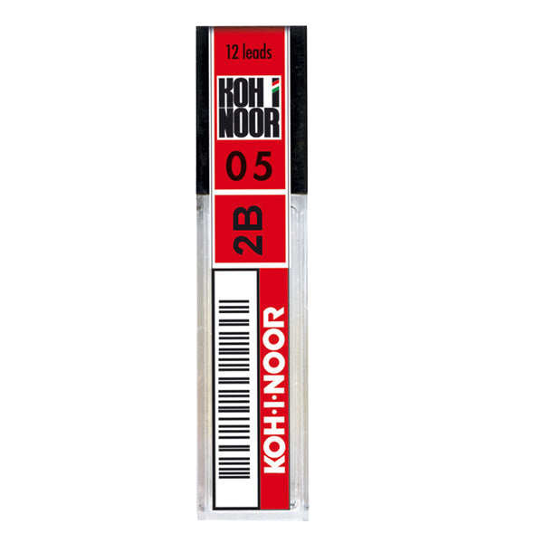 KOH.I.NOOR - E205-2B - Micromine - mina 0,5mm - gradazione 2B - Koh I Noor - astuccio 12 mine