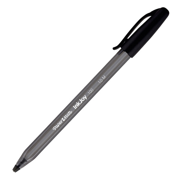 PAPERMATE - S0957120 - Penna a sfera con cappuccio Inkjoy 100 - punta 1,0mm - nero - Papermate