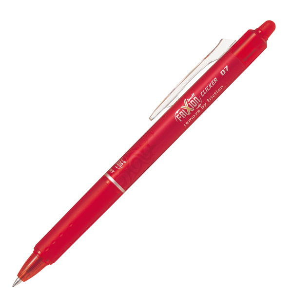 PILOT - 006792 - Penna a sfera a scatto Frixionball Clicker - punta 0,7mm - rosso - Pilot
