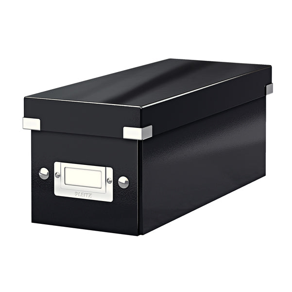 LEITZ - 60410095 - Scatola archivio Click Store - per CD - 14,3x13,6x35,2 cm - nero - Leitz