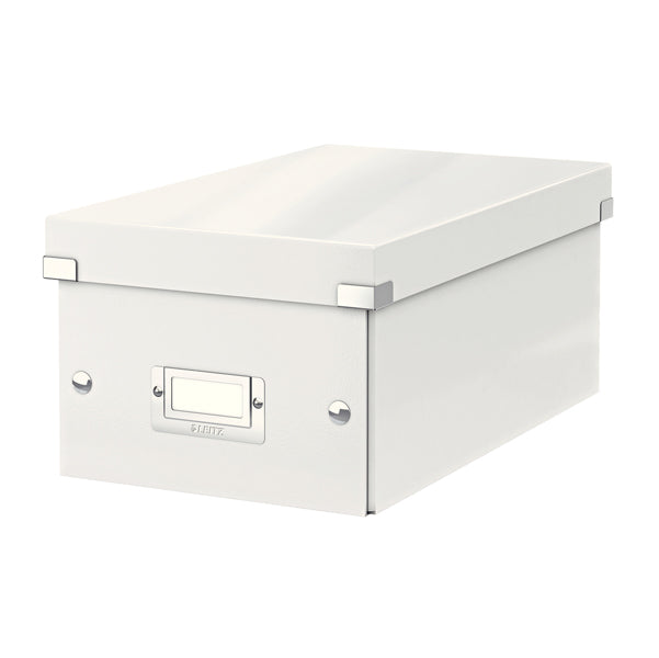 LEITZ - 60420001 - Scatola archivio Click Store - per DVD - 20,6x14,7x35,2 cm - bianco - Leitz