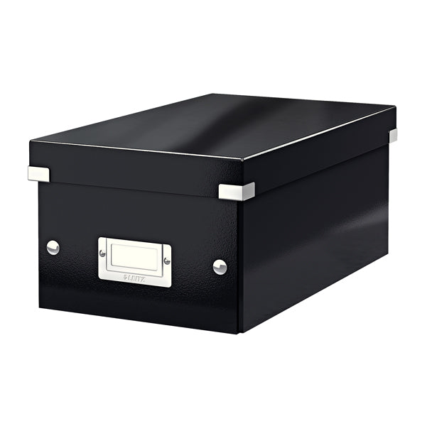 LEITZ - 60420095 - Scatola archivio Click Store - per DVD - 20,6x14,7x35,2 cm - nero - Leitz