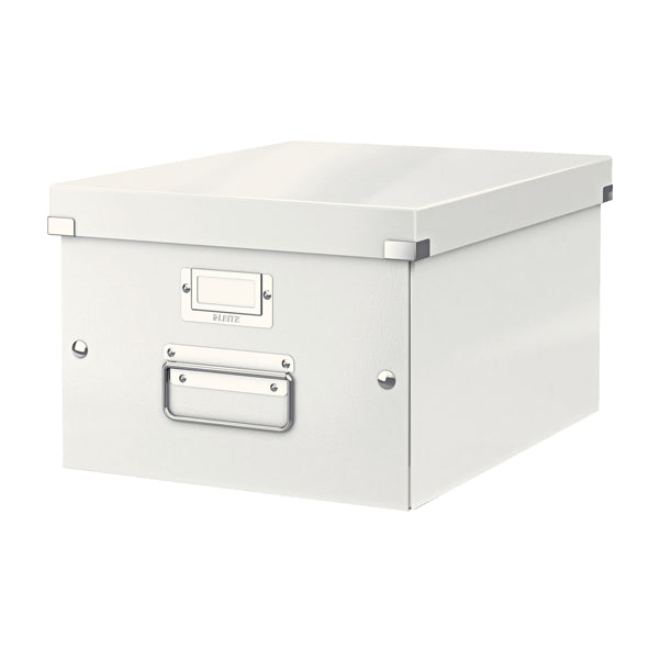 LEITZ - 60440001 - Scatola archivio Click Store - 28,1x20x37cm (A4) - bianco - Leitz