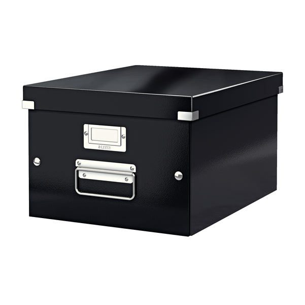 LEITZ - 60440095 - Scatola archivio Click Store - 28,1x20x37cm (A4) - nero - Leitz