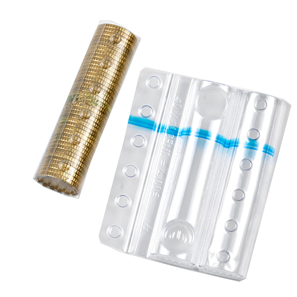 ITERNET - 8003TRBC - Blister portamonete - 10 cent - fascia blu - Iternet - sacchetto da 100 blister
