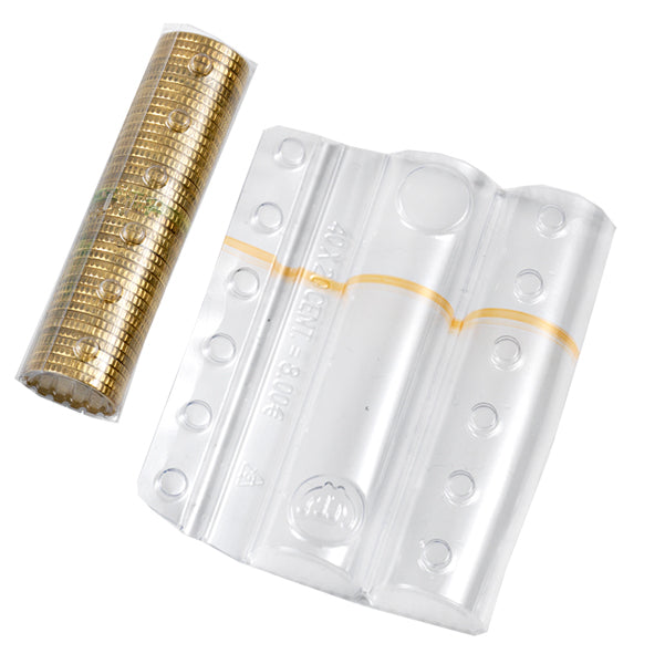 ITERNET - 8004TRBC - Blister portamonete - 20 cent - fascia arancio - Iternet - sacchetto da 100 blister