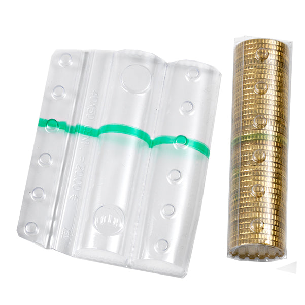 ITERNET - 8005TRBC - Blister portamonete - 50 cent - fascia verde - Iternet - sacchetto da 100 blister