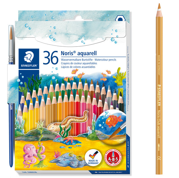 STAEDTLER - 14410ND36 - Pastelli Noris aquarell 144 - Staedtler - astuccio 36 pezzi