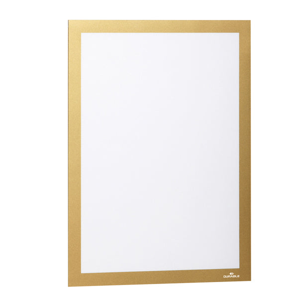 DURABLE - 4872-30 - Cornice adesiva Duraframe - A4 - 21 x 29,7 cm - oro - Durable