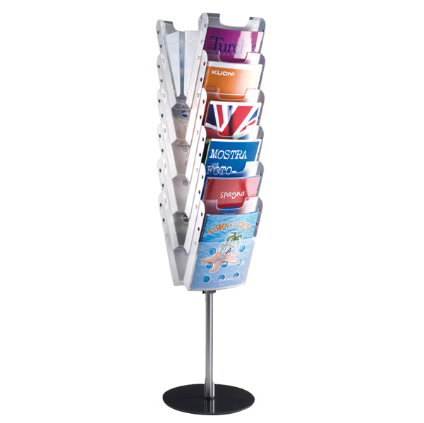 TECNOSTYL - STK14 - Portadepliant da terra Easy Stacker - 12 tasche A4 - Tecnostyl
